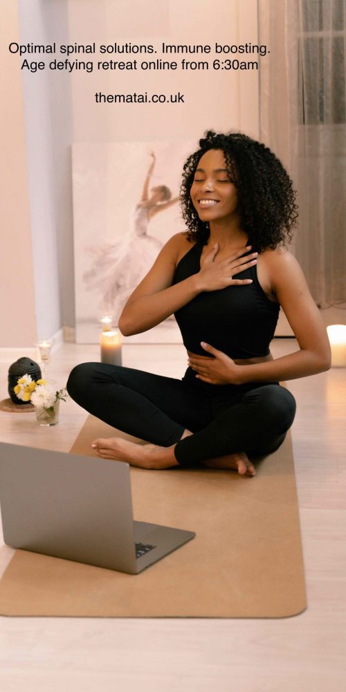 Matai Chi Kung Yoga. Pilates. Chi Empowered linguistic programming. Healing your spine on mini retreats with essential breathing techniques and matai alignment for healing. Matai holistic zone with no side effects. Limited places available for accelerated results for lumbar spines and optimal mental health.
